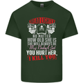 Tread Lightly Protective Dad Father's Day Mens Cotton T-Shirt Tee Top Forest Green
