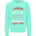 Tread Lightly Protective Dad Father's Day Mens Sweatshirt Jumper Peppermint