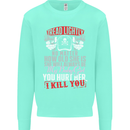 Tread Lightly Protective Dad Father's Day Mens Sweatshirt Jumper Peppermint