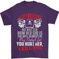 Tread Lightly Protective Dad Father's Day Mens T-Shirt Cotton Gildan Purple