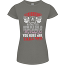 Tread Lightly Protective Dad Father's Day Womens Petite Cut T-Shirt Charcoal