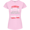 Tread Lightly Protective Dad Father's Day Womens Petite Cut T-Shirt Light Pink