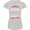 Tread Lightly Protective Dad Father's Day Womens Petite Cut T-Shirt Sports Grey