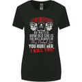 Tread Lightly Protective Dad Father's Day Womens Wider Cut T-Shirt Black