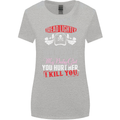 Tread Lightly Protective Dad Father's Day Womens Wider Cut T-Shirt Sports Grey
