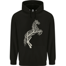Tree Horse Ecology Equestrian Childrens Kids Hoodie Black