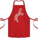 Tree Horse Ecology Equestrian Cotton Apron 100% Organic Red