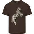 Tree Horse Ecology Equestrian Kids T-Shirt Childrens Chocolate