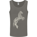 Tree Horse Ecology Equestrian Mens Vest Tank Top Charcoal