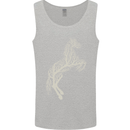 Tree Horse Ecology Equestrian Mens Vest Tank Top Sports Grey