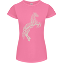 Tree Horse Ecology Equestrian Womens Petite Cut T-Shirt Azalea
