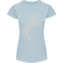 Tree Horse Ecology Equestrian Womens Petite Cut T-Shirt Light Blue