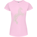 Tree Horse Ecology Equestrian Womens Petite Cut T-Shirt Light Pink
