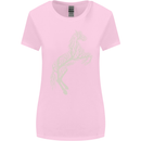 Tree Horse Ecology Equestrian Womens Wider Cut T-Shirt Light Pink