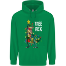Tree Rex T-Rex Funny Christmas Dinosaur Childrens Kids Hoodie Irish Green