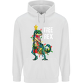 Tree Rex T-Rex Funny Christmas Dinosaur Childrens Kids Hoodie White