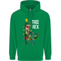 Tree Rex T-Rex Funny Christmas Dinosaur Mens 80% Cotton Hoodie Irish Green