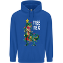 Tree Rex T-Rex Funny Christmas Dinosaur Mens 80% Cotton Hoodie Royal Blue