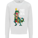 Tree Rex T-Rex Funny Christmas Dinosaur Mens Sweatshirt Jumper White