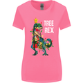 Tree Rex T-Rex Funny Christmas Dinosaur Womens Wider Cut T-Shirt Azalea