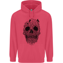 Tree Skull Childrens Kids Hoodie Heliconia