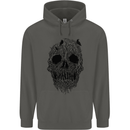 Tree Skull Childrens Kids Hoodie Storm Grey