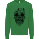 Tree Skull Kids Sweatshirt Jumper Irish Green