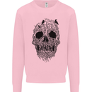 Tree Skull Kids Sweatshirt Jumper Light Pink
