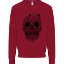 Tree Skull Kids Sweatshirt Jumper Red