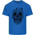 Tree Skull Kids T-Shirt Childrens Royal Blue