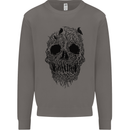 Tree Skull Mens Sweatshirt Jumper Charcoal