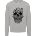 Tree Skull Mens Sweatshirt Jumper Sports Grey