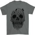 Tree Skull Mens T-Shirt 100% Cotton Charcoal