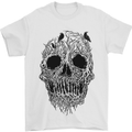 Tree Skull Mens T-Shirt 100% Cotton White