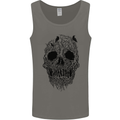 Tree Skull Mens Vest Tank Top Charcoal