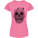 Tree Skull Womens Petite Cut T-Shirt Azalea