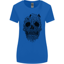 Tree Skull Womens Wider Cut T-Shirt Royal Blue