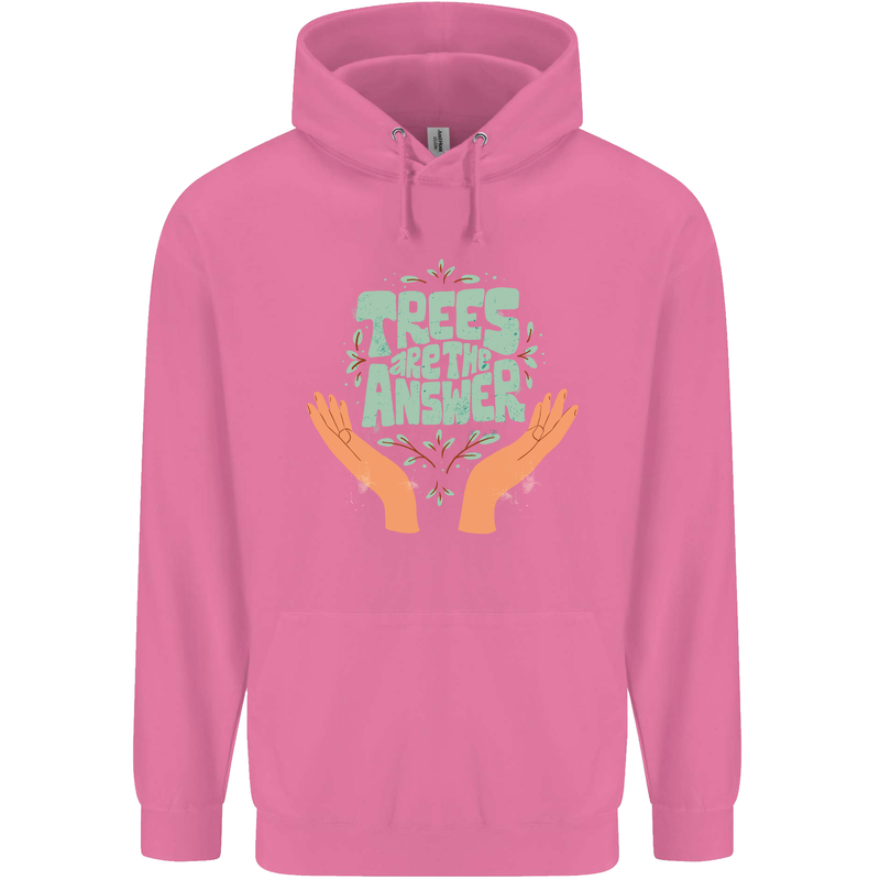 Trees Are the Answer Climate Change Childrens Kids Hoodie Azalea