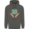 Trees Are the Answer Climate Change Childrens Kids Hoodie Storm Grey