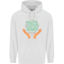 Trees Are the Answer Climate Change Childrens Kids Hoodie White