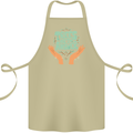 Trees Are the Answer Climate Change Cotton Apron 100% Organic Khaki