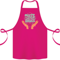 Trees Are the Answer Climate Change Cotton Apron 100% Organic Pink