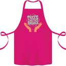 Trees Are the Answer Climate Change Cotton Apron 100% Organic Pink