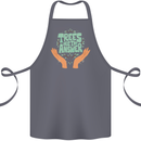 Trees Are the Answer Climate Change Cotton Apron 100% Organic Steel