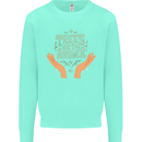 Trees Are the Answer Climate Change Kids Sweatshirt Jumper Peppermint