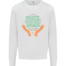Trees Are the Answer Climate Change Kids Sweatshirt Jumper White