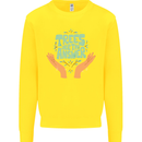 Trees Are the Answer Climate Change Kids Sweatshirt Jumper Yellow