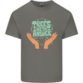 Trees Are the Answer Climate Change Kids T-Shirt Childrens Charcoal