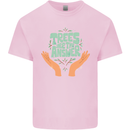 Trees Are the Answer Climate Change Kids T-Shirt Childrens Light Pink