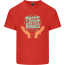 Trees Are the Answer Climate Change Kids T-Shirt Childrens Red